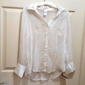 Shirley of Hollywood sheer blouse